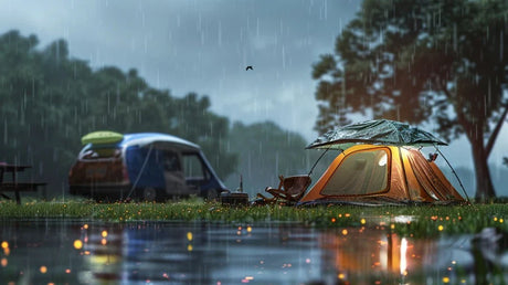 Tips, Gear, and Activities for Camping in the Rain