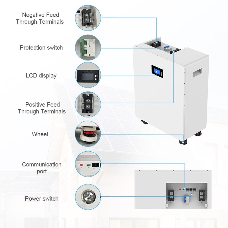 51.2V 600Ah LiFePO4 Home Energy Storage Battery