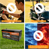 Qidianfy 12V 200Ah LiFePO4 Lithium Battery