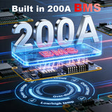 Qidianfy 12V 314Ah LiFePO4 Battery | Bluetooth