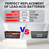 Qidianfy 24V 200Ah LiFePO4 Lithium Battery | 200A BMS