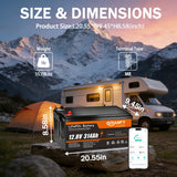 Qidianfy 12V 314Ah LiFePO4 Battery | Bluetooth