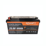Qidianfy 24V 100Ah LiFePO4 Lithium Battery
